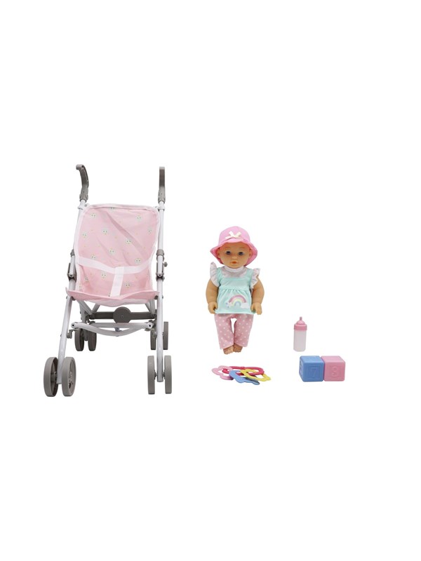 Happy Friend Lotta Doll 30cm with Stroller Set