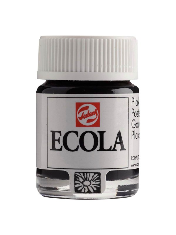Bruynzeel - Ecola Poster Paint Bottle 16ml Black 700