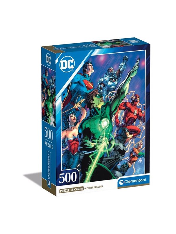 Clementoni DC Comics Justice League Super Heroes (500)