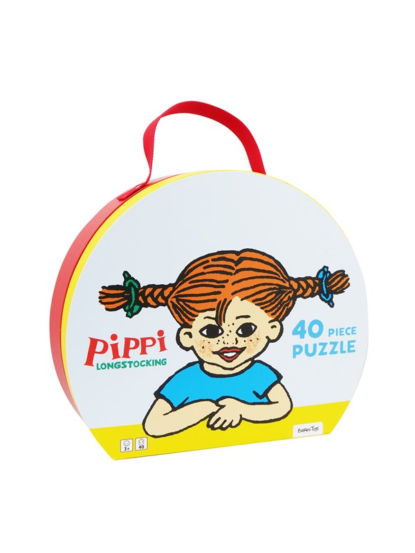 Produktfoto för Barbo Toys Pippi Longstocking Suitcase with Puzzle (40 pcs)