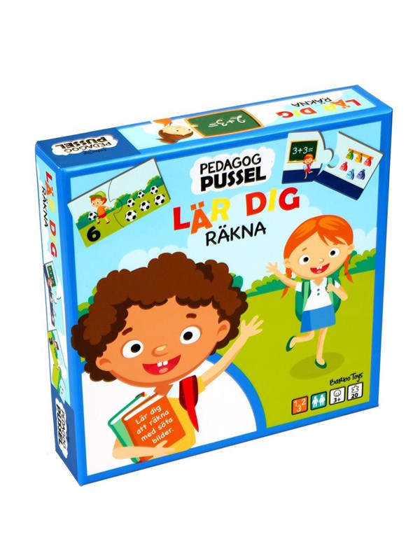 Barbo Toys Pedagog Pussel Lär Dig Räkna