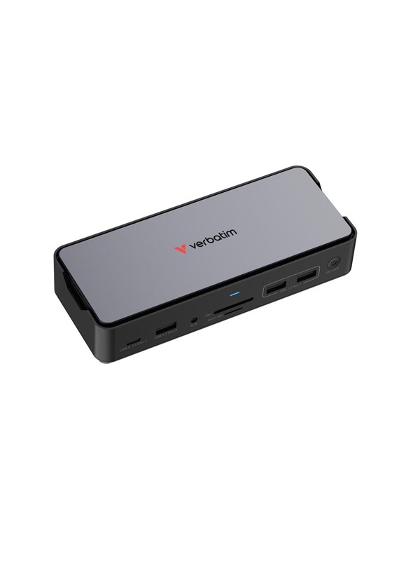 Verbatim Pro - docking station - USB-C - 2 x HDMI DP - 1GbE