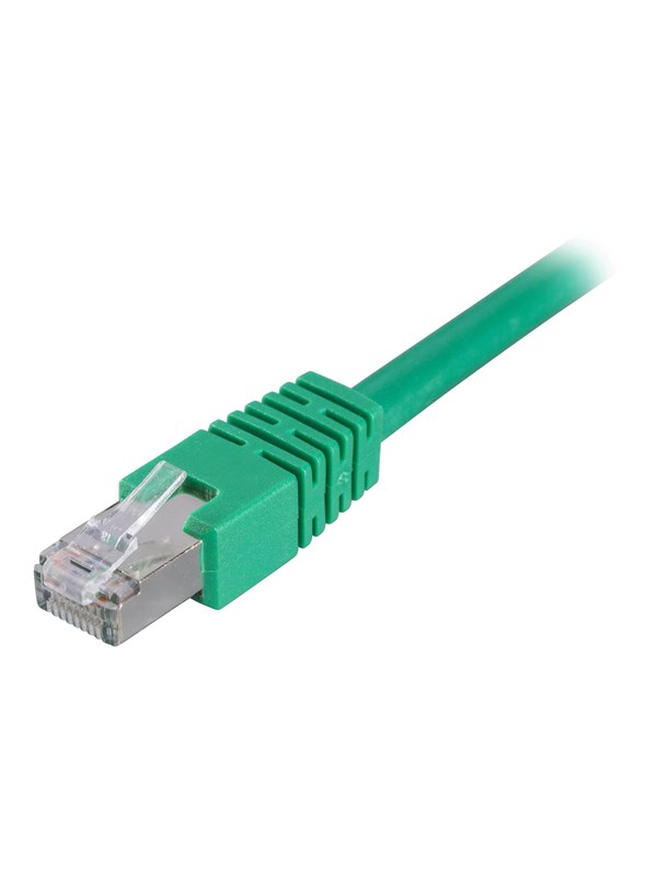 Deltaco LAN CAT 6 - F/UTP - Grön - 1m
