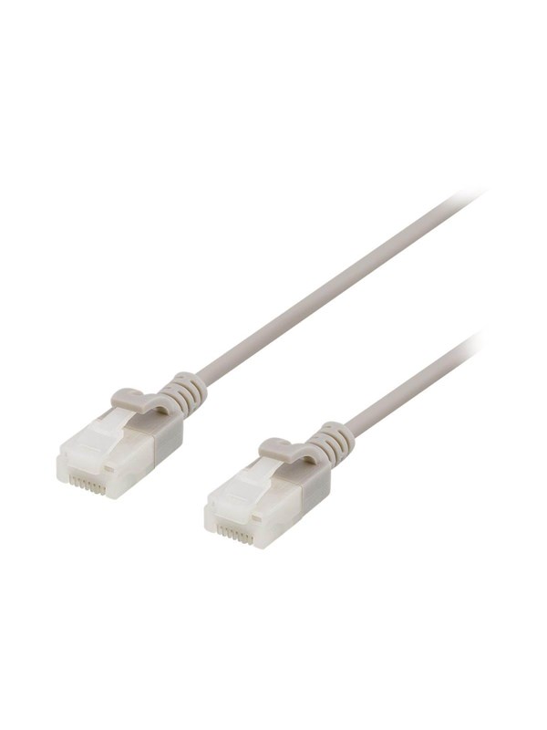Deltaco patch cable - 50 cm - grey - Grå - 0.5m