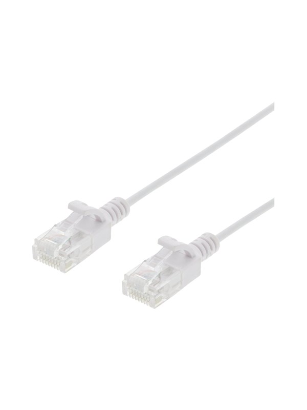 Deltaco patch cable - 1.5 m - white - Vit - 1m
