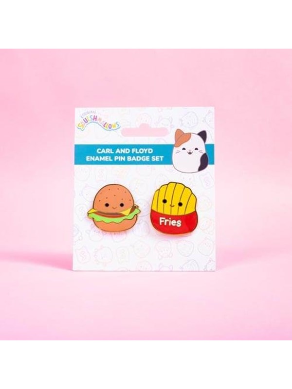 Squishmallows - Carl &amp; Floyd (2-Pack) - Pin / Badge
