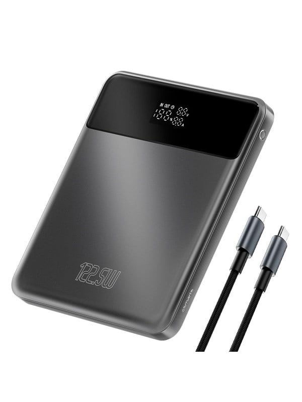 4smarts Power Bank Enterprise Slim - 20000 mAh PowerBank - Svart - 20000 mAh