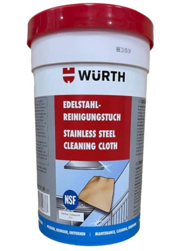 Würth Stainless Steel Cleaning Cloth - 30 Pcs