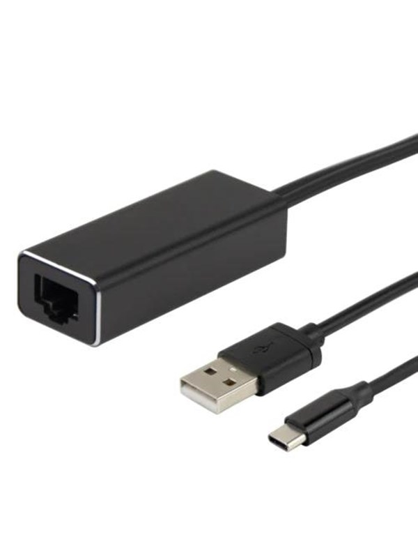Deltaco Ethernet Adapter Casting Device - 1 m