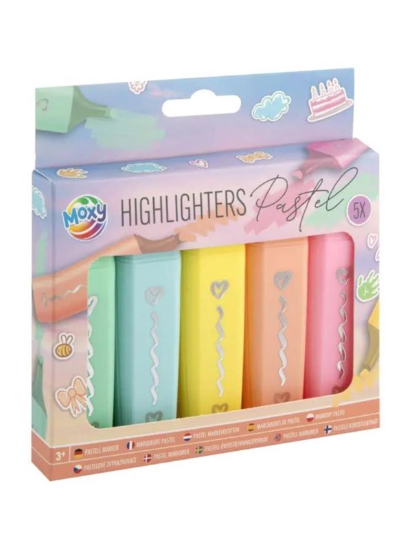 Creative Craft Group Highlighters 4 pcs pastel colors