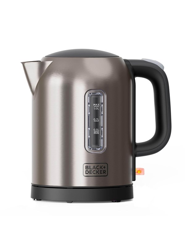 Black & Decker Vattenkokare Kettle 1L 2200W Brushed Steel - borstat stål - 2200 W