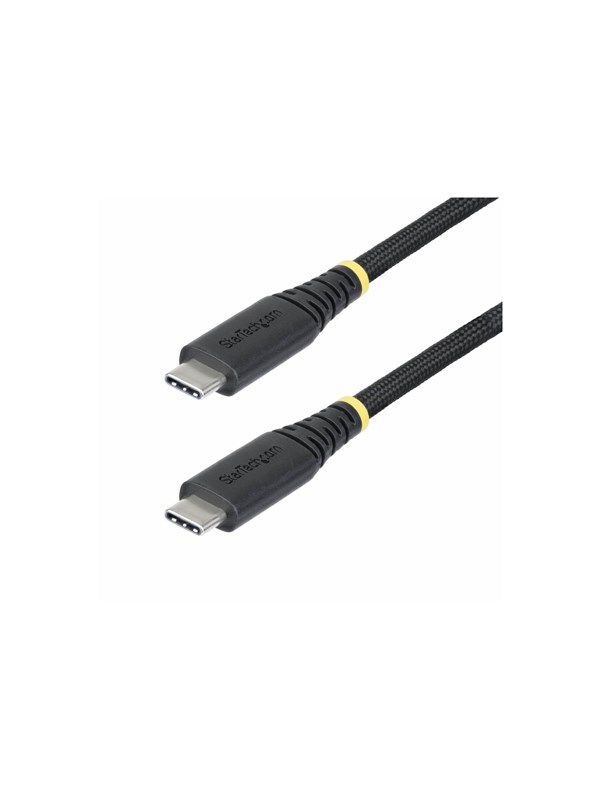 StarTech.com 3m USB-C Charging Cable 240W Silicone Jacket w/Braid - USB-C cable - 24 pin USB-C to 24 pin USB-C - 3 m