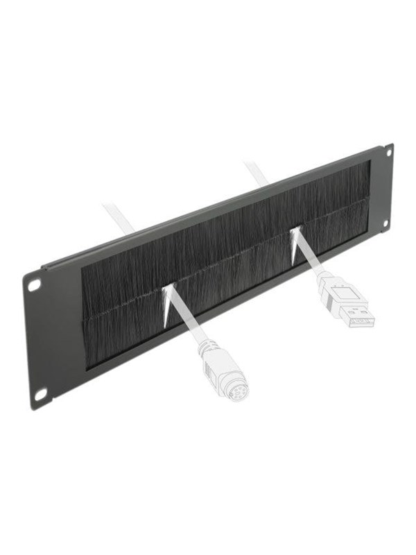 DeLOCK Cable Management Brush Strip