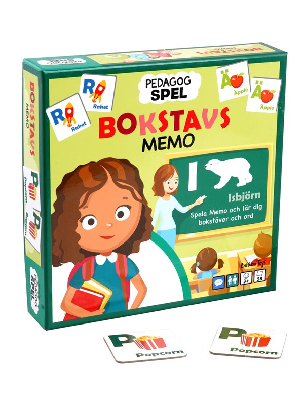 Barbo Toys Pedagog Spel Bokstavs Memo