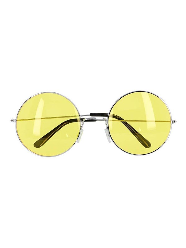 Boland - Party glasses Hippie XL Yellow