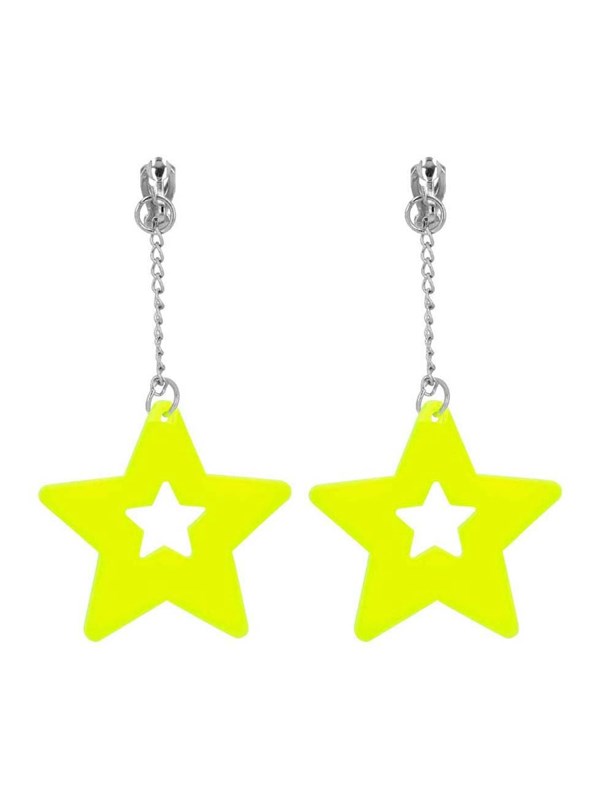 Boland - Earrings Neon Yellow