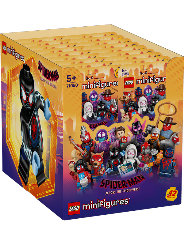 LEGO Minifigures 71050 Spider-Man: Across the Spider-Verse - Box of 36 Pcs.