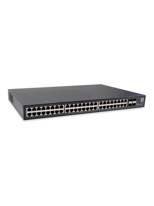 LevelOne GTU-5211 - switch - 52 ports - unmanaged - rack-mountable