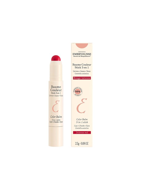 Embryolisse - Color Balm 3-In-1 Stick Intense Red 2.5G