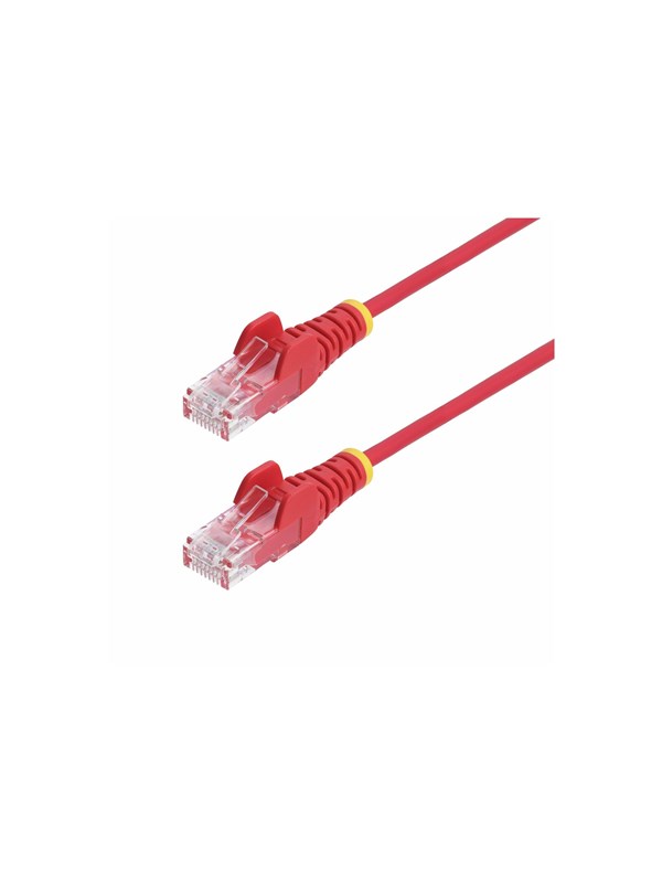 StarTech.com 5m Red Slim CAT6 Ethernet Cable Snagless 28AWG LSZH - patch cable - 5 m - red - Röd - 5m