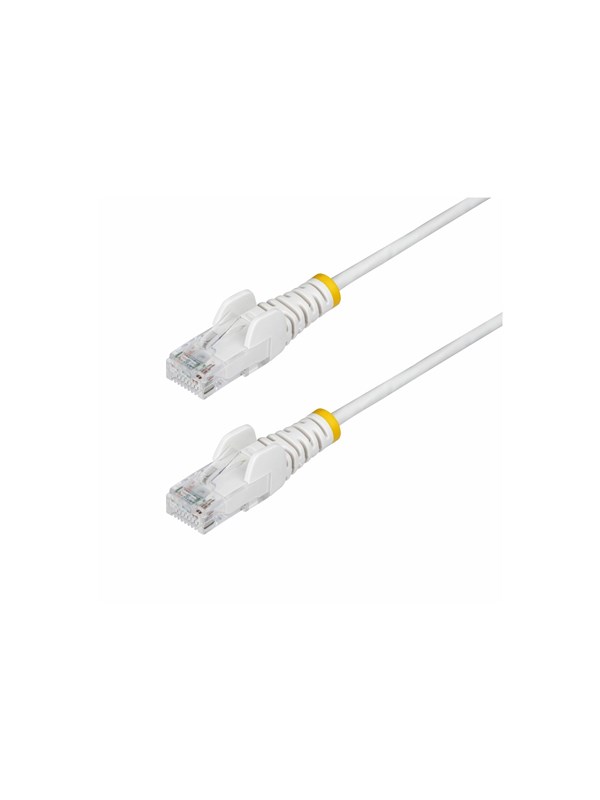 StarTech.com 7m White Slim CAT6 Ethernet Cable Snagless 28AWG LSZH - patch cable - 7 m - white - Vit - 7m