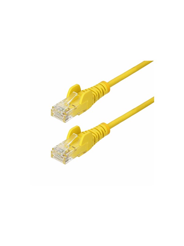 StarTech.com 1m Yellow Slim CAT6 Ethernet Cable Snagless 28AWG LSZH - patch cable - 1 m - yellow - Gul - 1m - SEK 188 hos Proshop.se