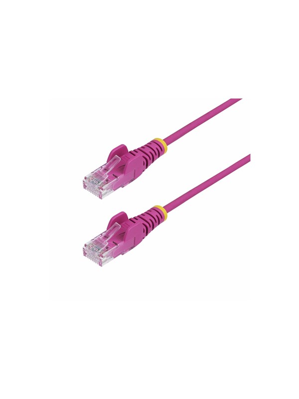 StarTech.com 2m Pink Slim CAT6 Ethernet Cable Snagless 28AWG LSZH - patch cable - 2 m - pink - Rosa - 2m