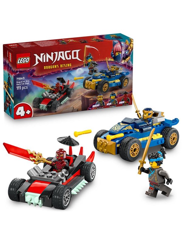 LEGO Ninjago 71840 Rogues racerbilsduell mot Drix