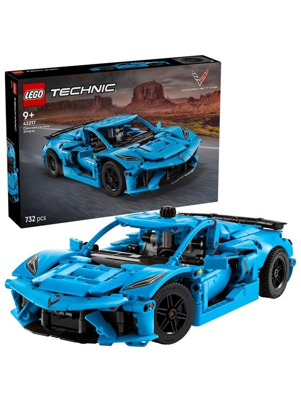 LEGO Agents 42217 Chevrolet Corvette Stingray - blå