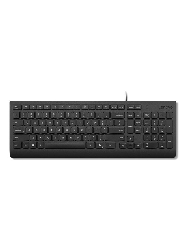 Lenovo Essential - keyboard - QWERTY - Swedish/Finnish - black Input Device - Tangentbord - Svenska/finska - Svart