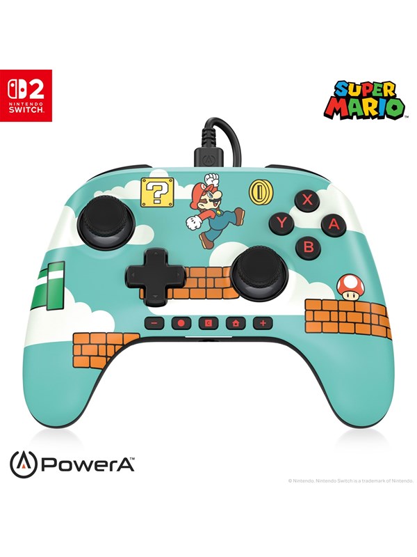 PowerA Advantage trådbunden handkontroll för Nintendo Switch 2 - Mario-tid - SEK 279 - Spara 29%