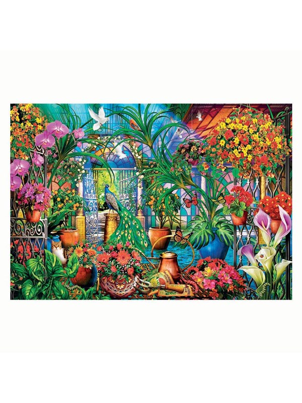 Clementoni Jigsaw Puzzle Artworks The Greenhouse Caretakers 500pcs. Golv