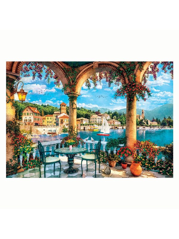Clementoni Jigsaw Puzzle Artworks View of Lake Com Golv