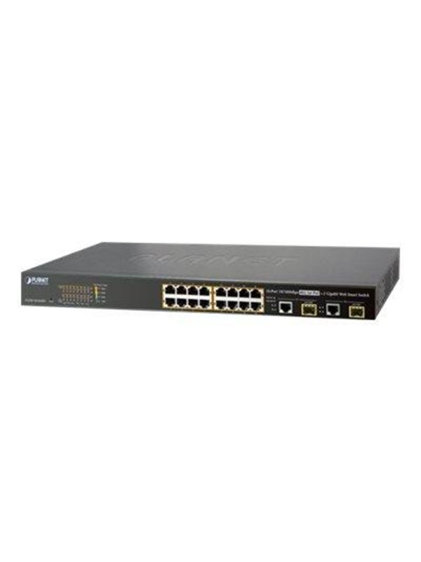 PLANET FGSW-1816HPS - switch - 16 ports - Managed