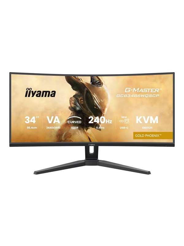 34" iiyama G-MASTER Gold Phoenix - 3440x1440 (UWQHD) - 240Hz - VA - KVM switch
