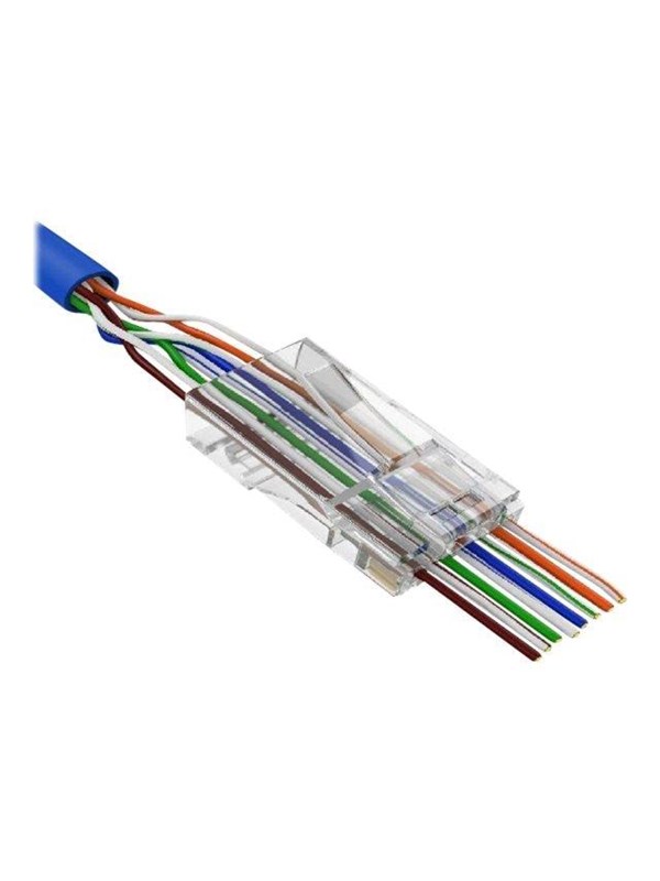 Lanberg network connector - Silver