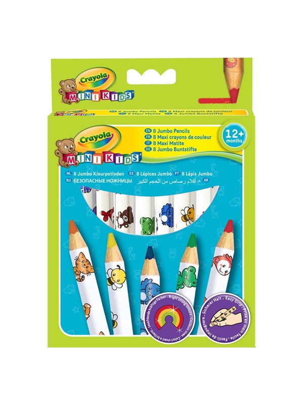 Crayola Mini Kids Jumbo dekorerade pennor 8 st