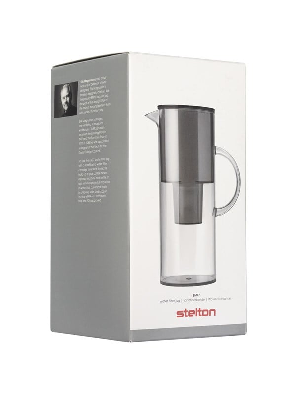 Stelton EM77 Water Filter Jug 2 L (Smoke)