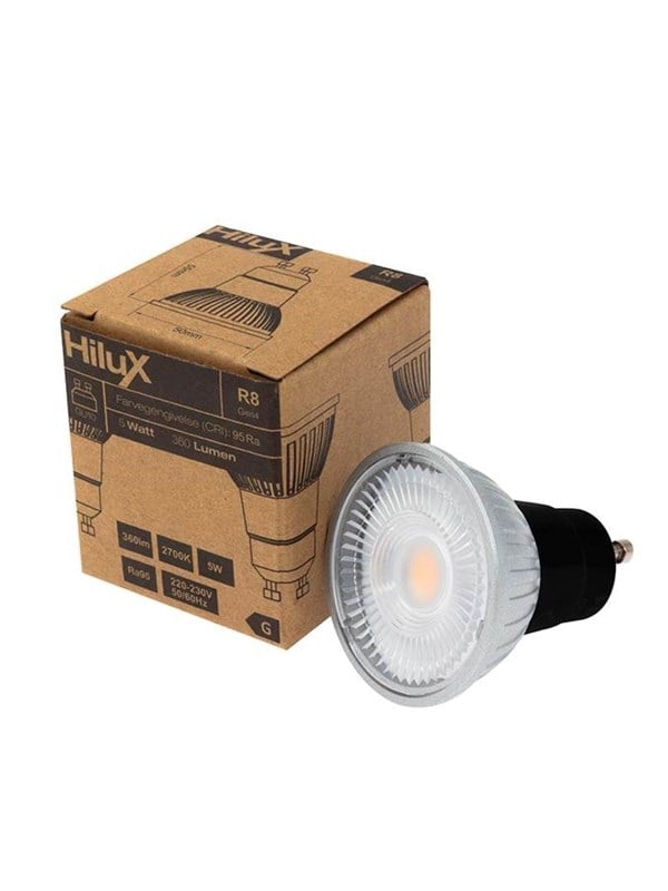 HiluX LED-glödlampa R8 - 5.5W - 2700K - Ra97 - Dimmable - GU10 - SEK 121 - Spara 21%