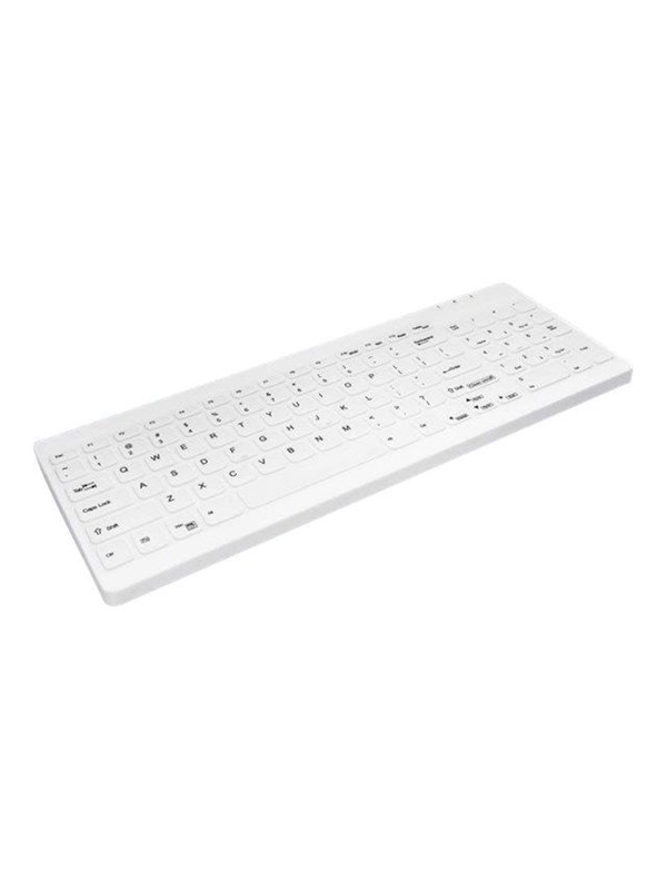 Cherry Active Key AK-C7012 - keyboard - Tangentbord - Tysk - Vit