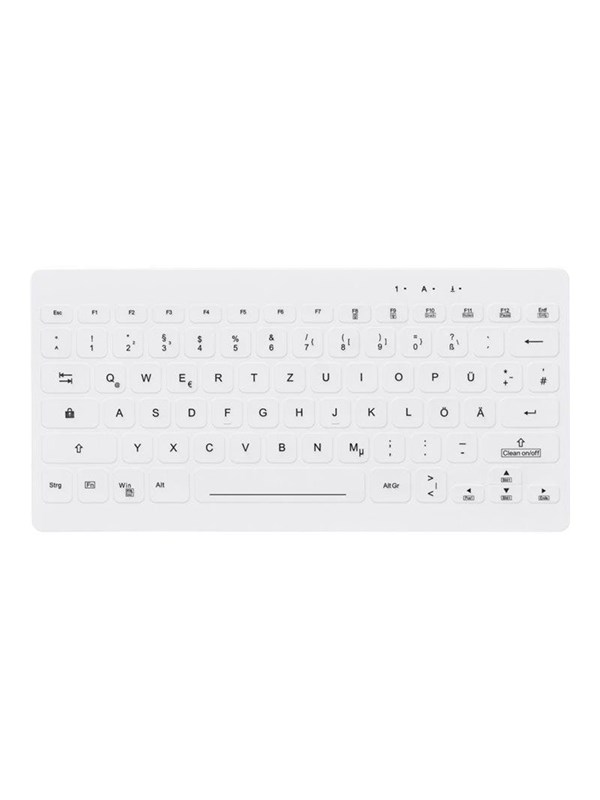 Cherry AK-C4112 - keyboard - medical com - Tangentbord - Tysk - Vit