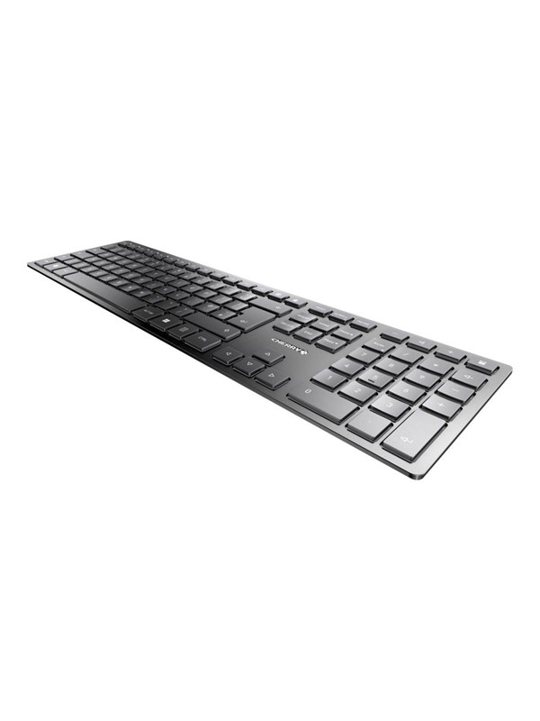 Cherry KW 9100 SLIM - Tangentbord - Engelska (UK) - Silver