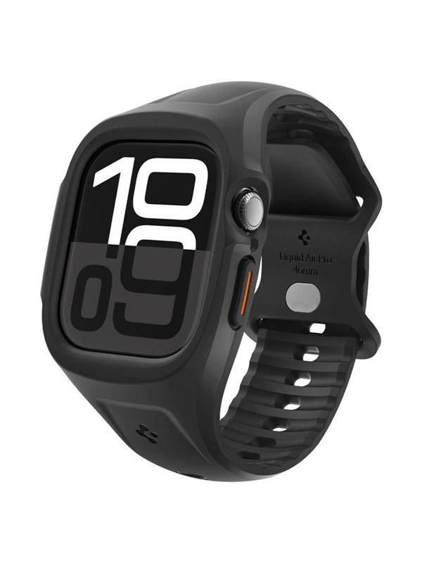 Spigen Liquid Air Pro - matte black - Apple Watch 11/10 46mm