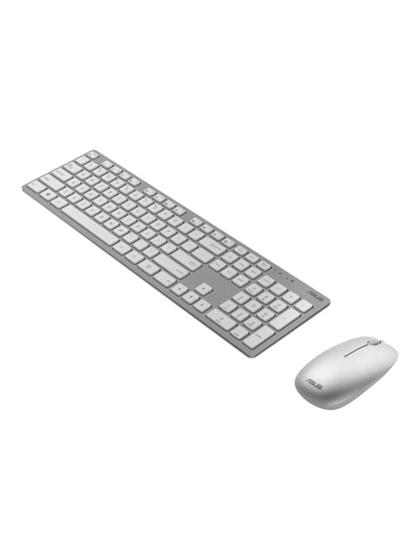 ASUS W5000 - Tastatur & Mus set - Tysk - Vit