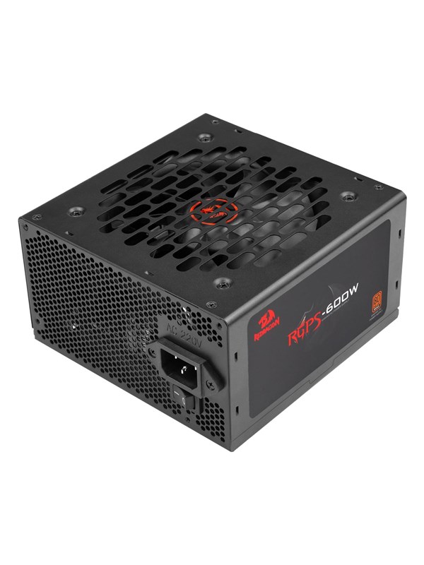 REDRAGON 600W Bronze Strömförsörjning - 600 Watt - 120 mm - ATX - 80 Plus Bronze certificate