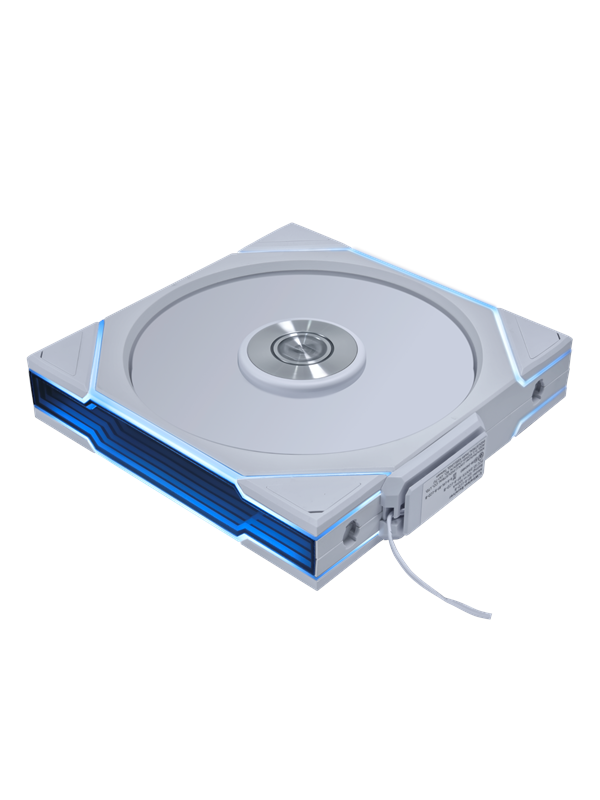 Lian Li UNI FAN TL Wireless Reverse - Chassi fläkt - 140mm - Vit med RGB LED - 31 dBA