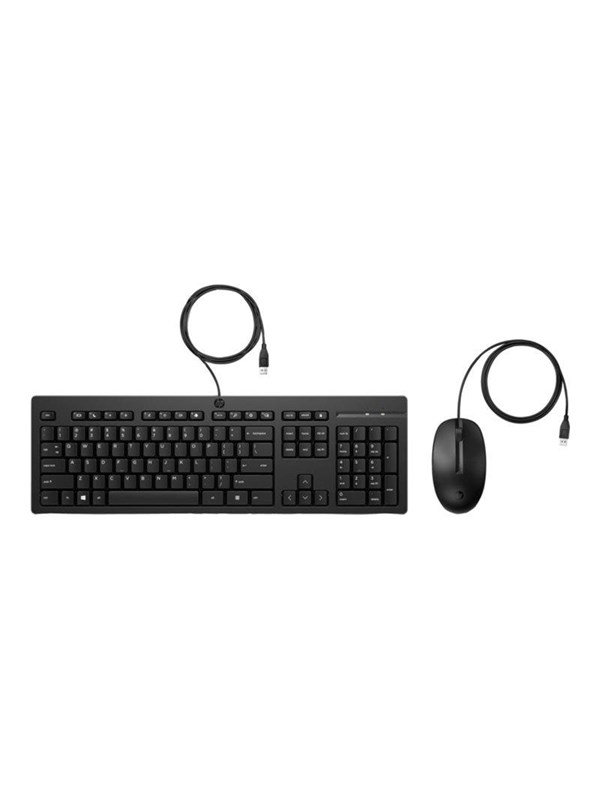 HP 225 - Tastatur &amp; Mus set - Dansk - Svart