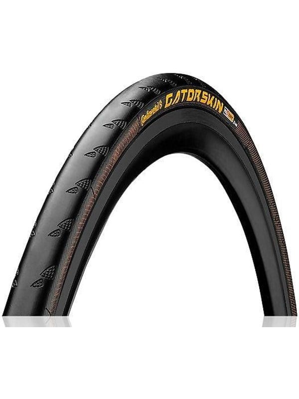 Produktfoto för CONTINENTAL Gatorskin Folding tire (25-622) Black/black, PSI max:8,5 (bar), PolyX Breaker, Weight:240 g