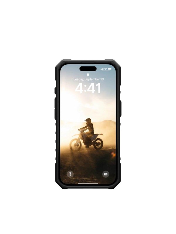 UAG Pathfinder Clear with MagSafe for iPhone 16 - Ash