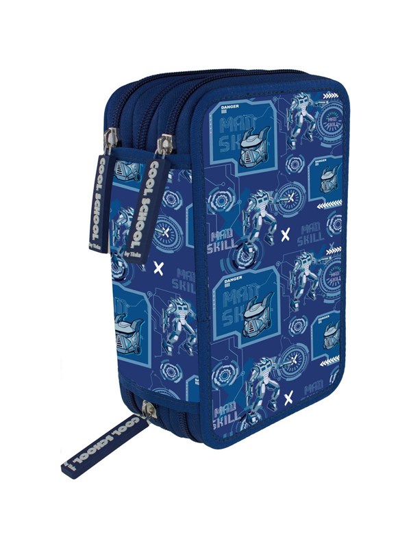 Tinka PENCILCASE TRIPPEL CYBER ROBOT  COOL SCHOOL